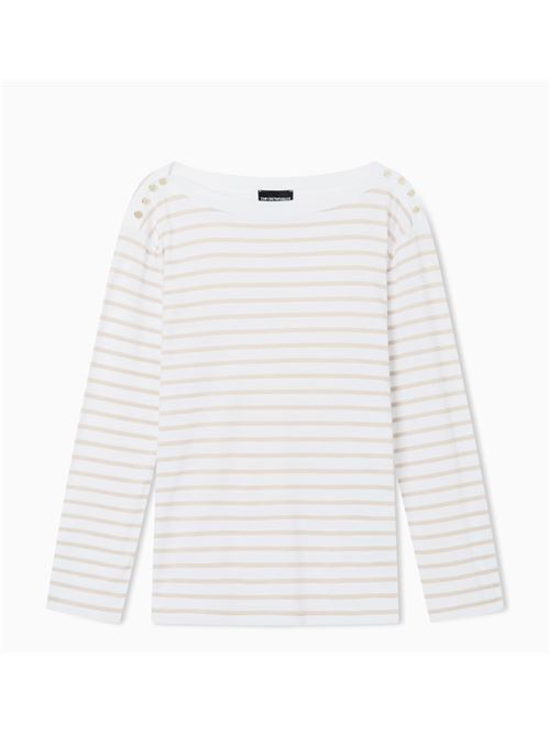 Striped modal jersey sweater Emporio Armani | EW003837 AF24854.F1039